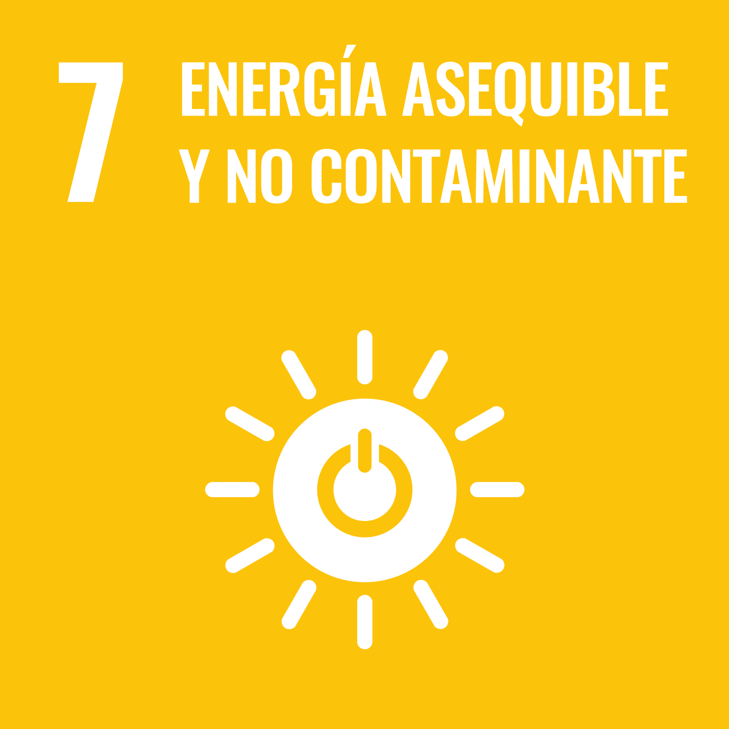 ODS 7: Energía asequible y no contaminante